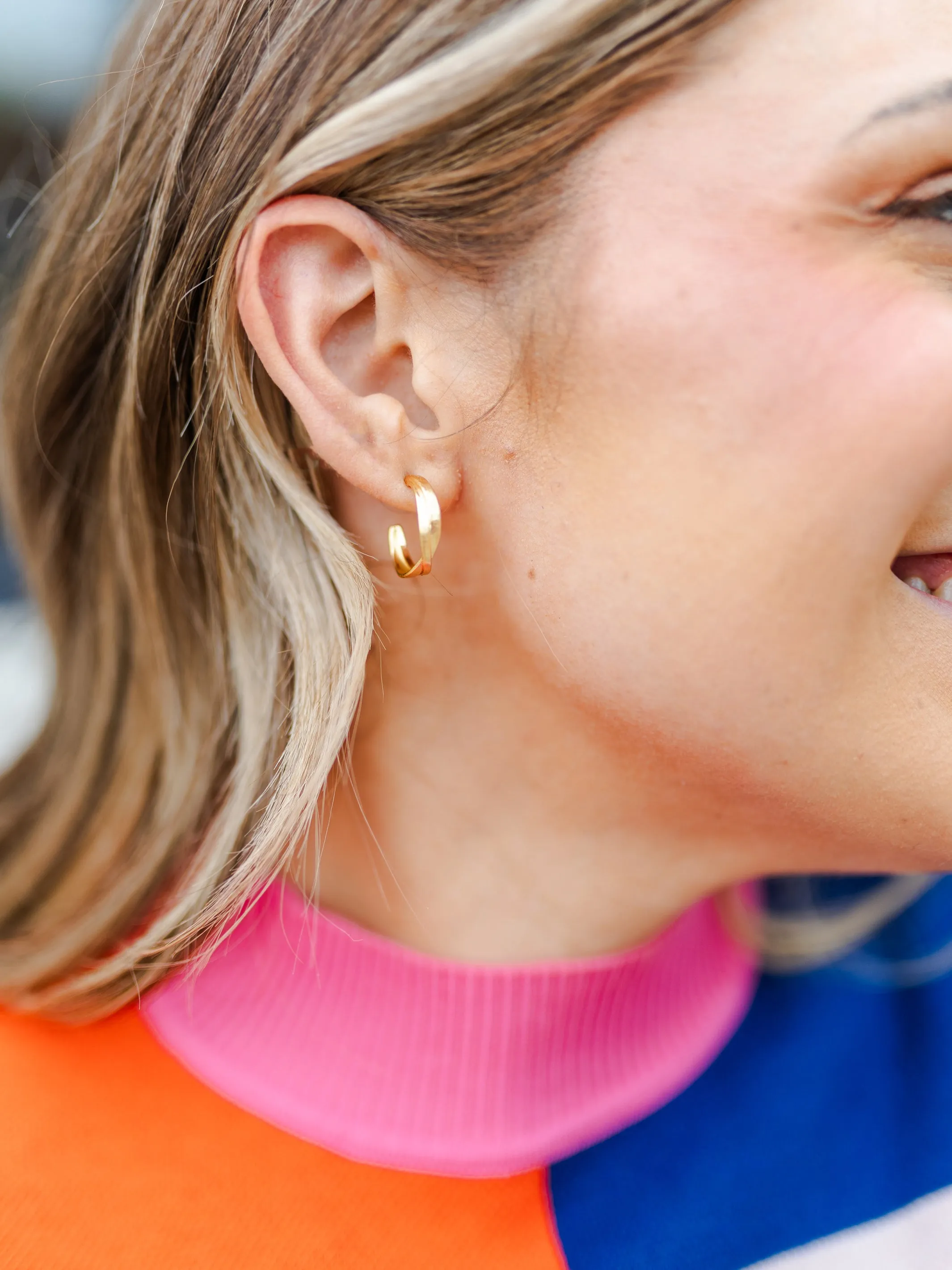 Kat Hoop Earrings sold by Michelle McDowell product image thumbnail 5