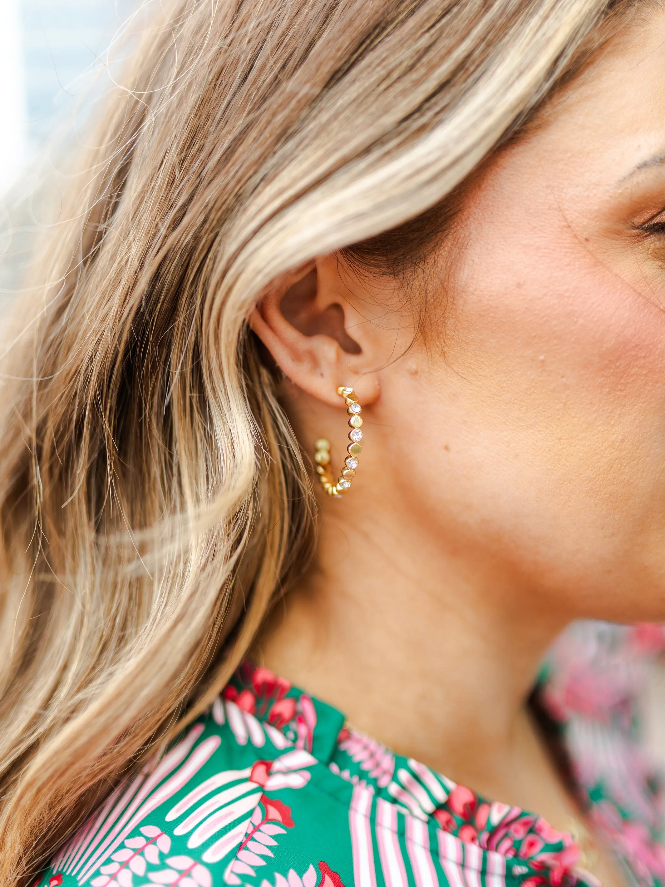 Gianna Hoop Earrings sold by Michelle McDowell product image thumbnail 5