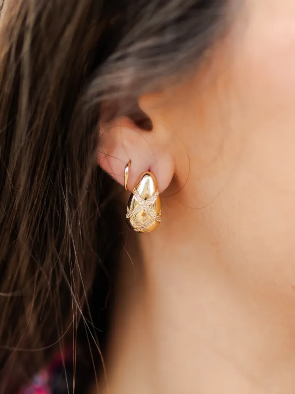 Dalia Earrings made by Michelle McDowell