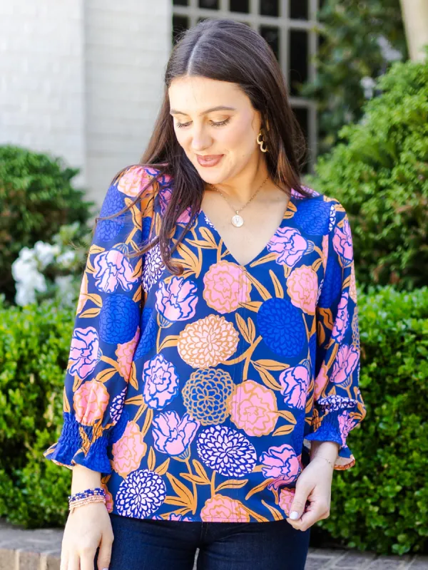 FINAL SALE - Juliet Top | Make You Mine Navy sold by Michelle McDowell