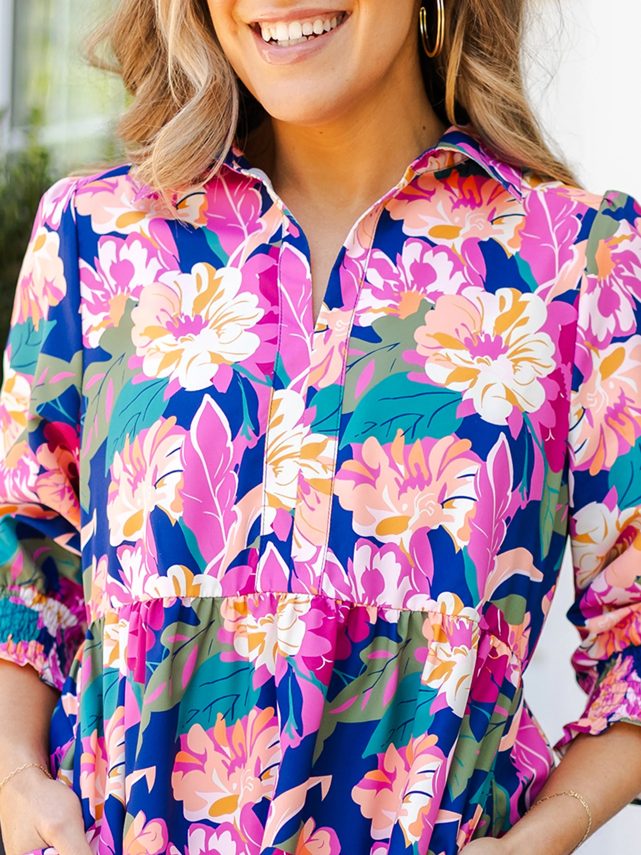 Eleanor Dress | Madly In Love Pink sold by Michelle McDowell product image thumbnail 4