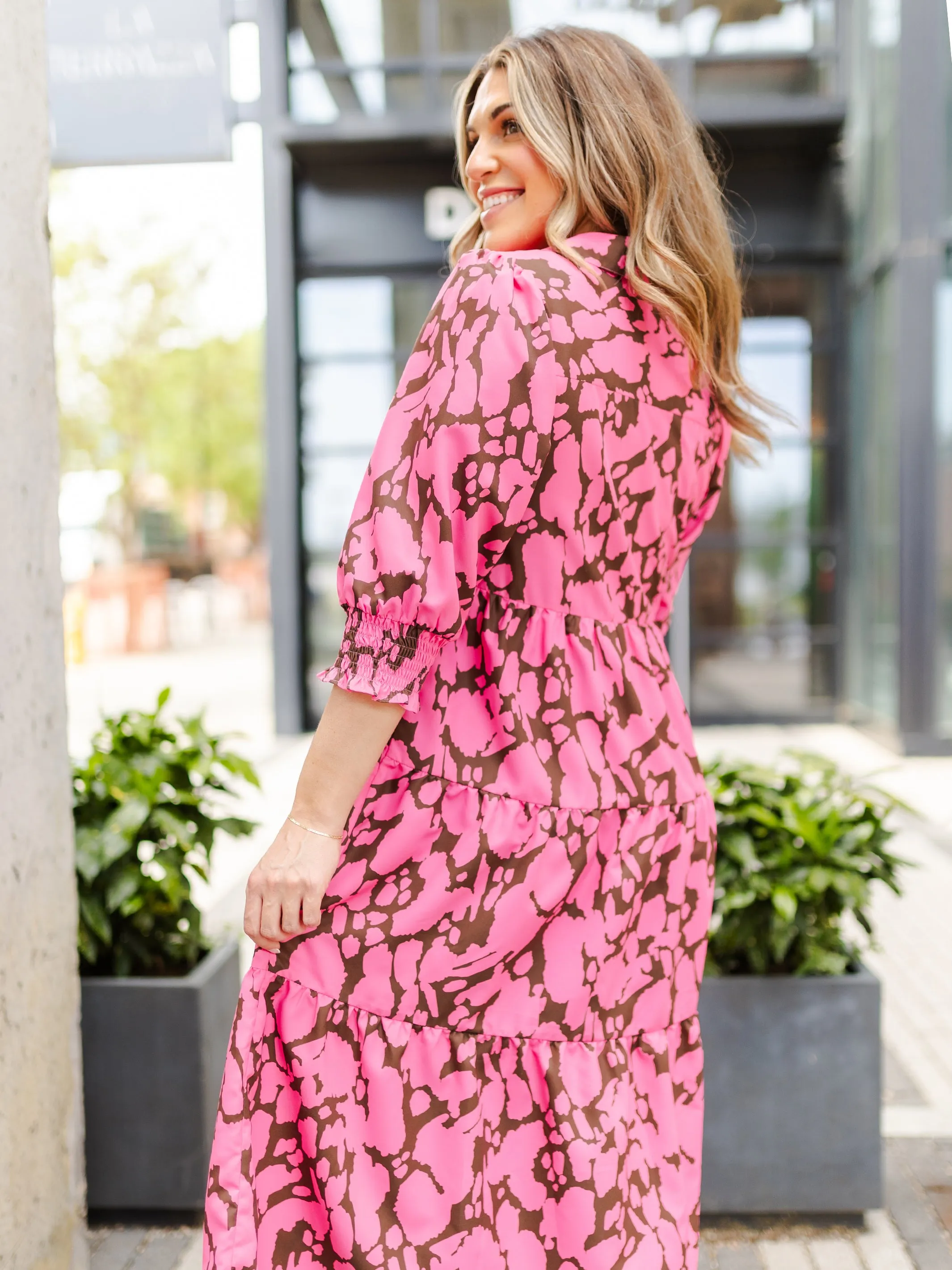 Eleanor Dress | Happy Place Pink sold by Michelle McDowell product image thumbnail 5