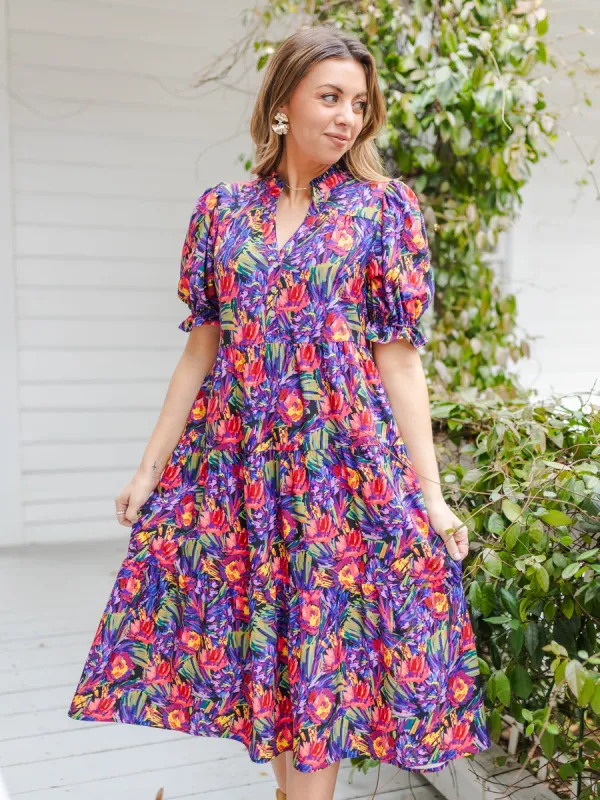 FINAL SALE - Evie Dress | Wanderlust Multi sold by Michelle McDowell