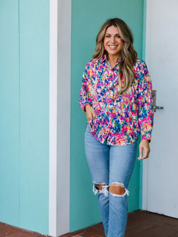 FINAL SALE - Ronan Top | Honey Crisp Pink sold by Michelle McDowell