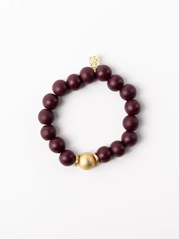 Ryden Bracelet | Maroon sold by Michelle McDowell
