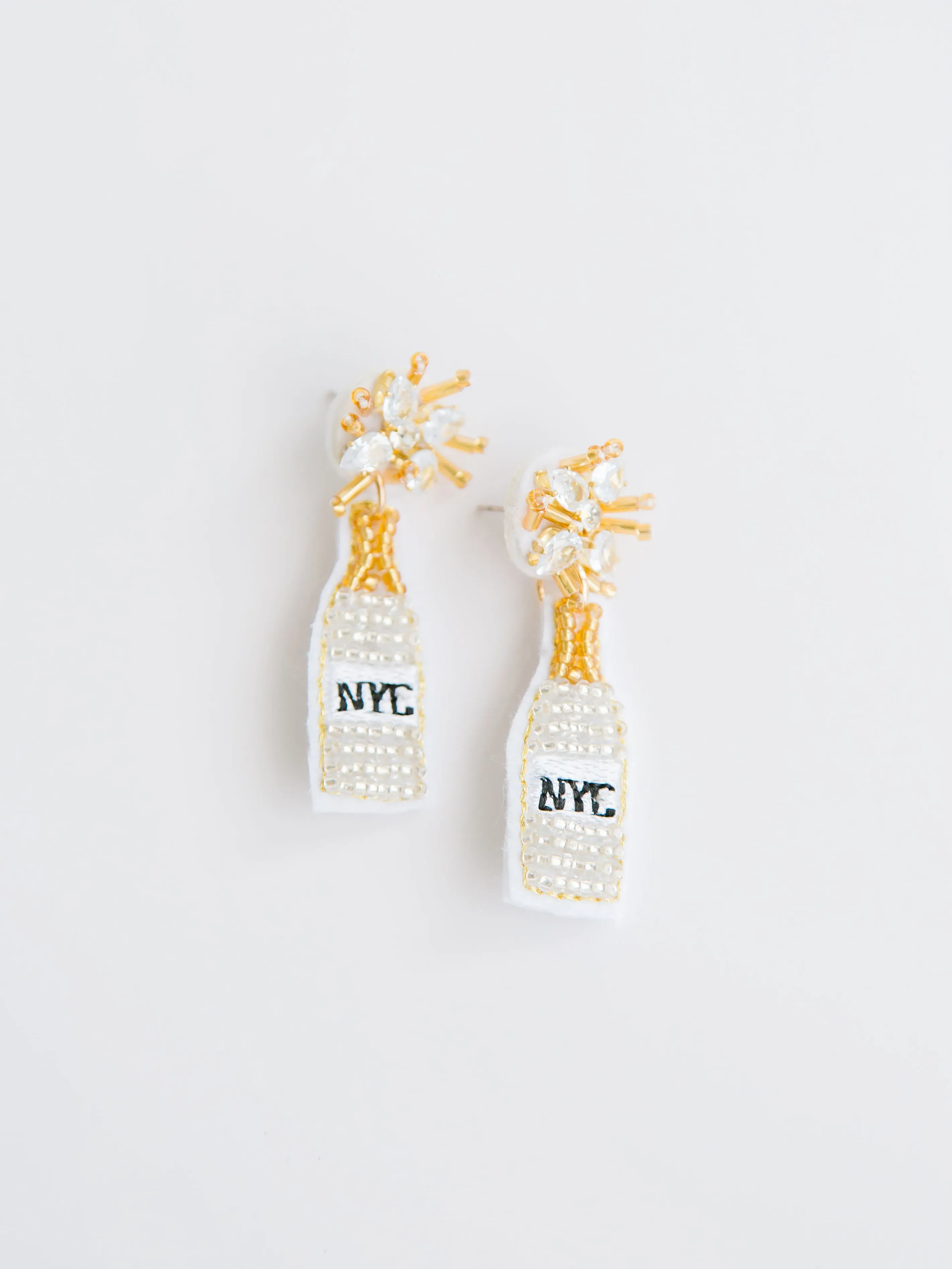 FINAL SALE - Poppin' Bottles Earrings sold by Michelle McDowell