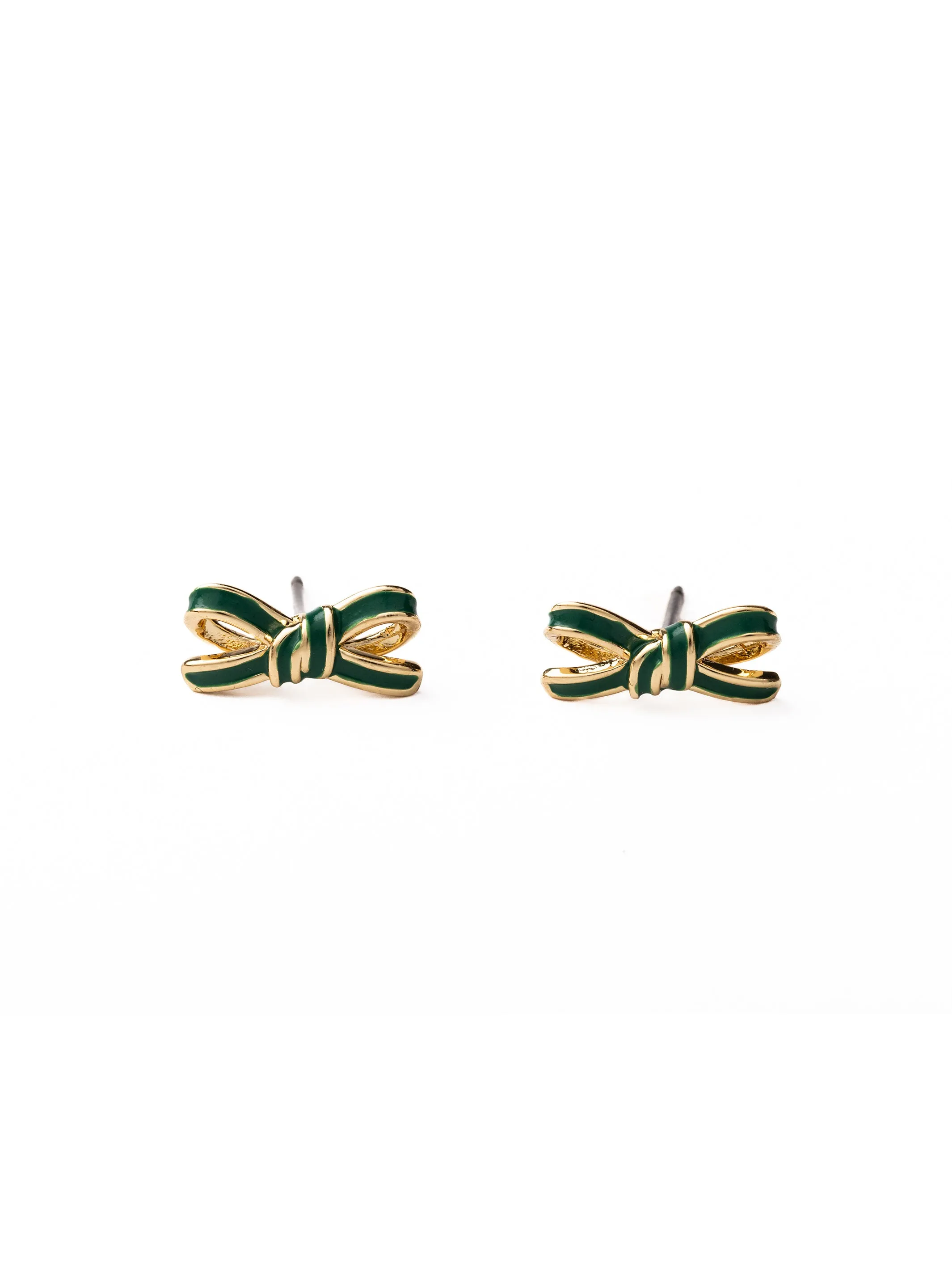 Luxe Bow Stud Earrings sold by Michelle McDowell product image thumbnail 3