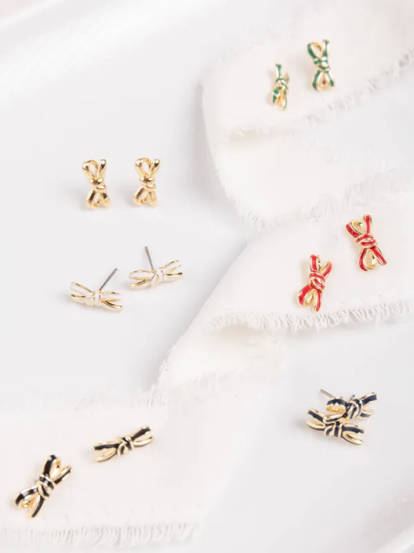 Luxe Bow Stud Earrings sold by Michelle McDowell