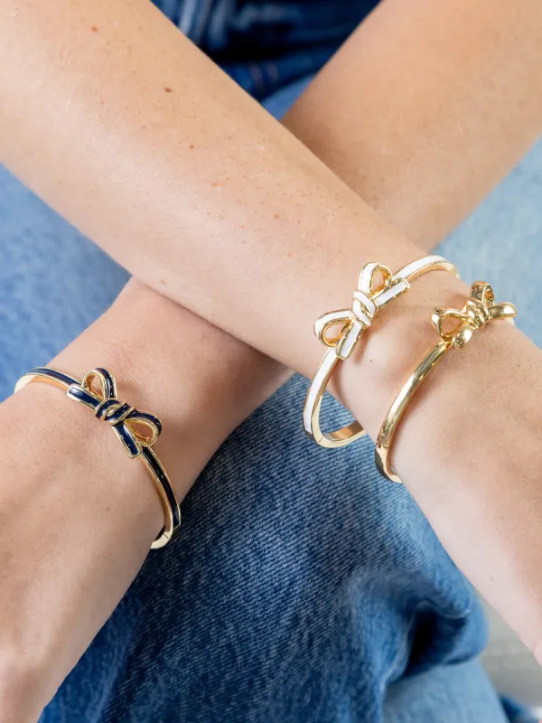 Luxe Bow Bangles made by Michelle McDowell
