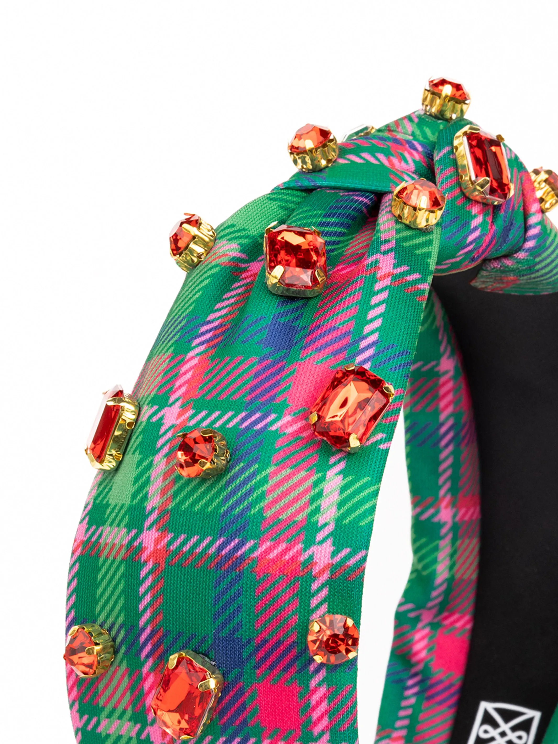 FINAL SALE - Samantha Headband | Plaid About You Green sold by Michelle McDowell product image thumbnail 2