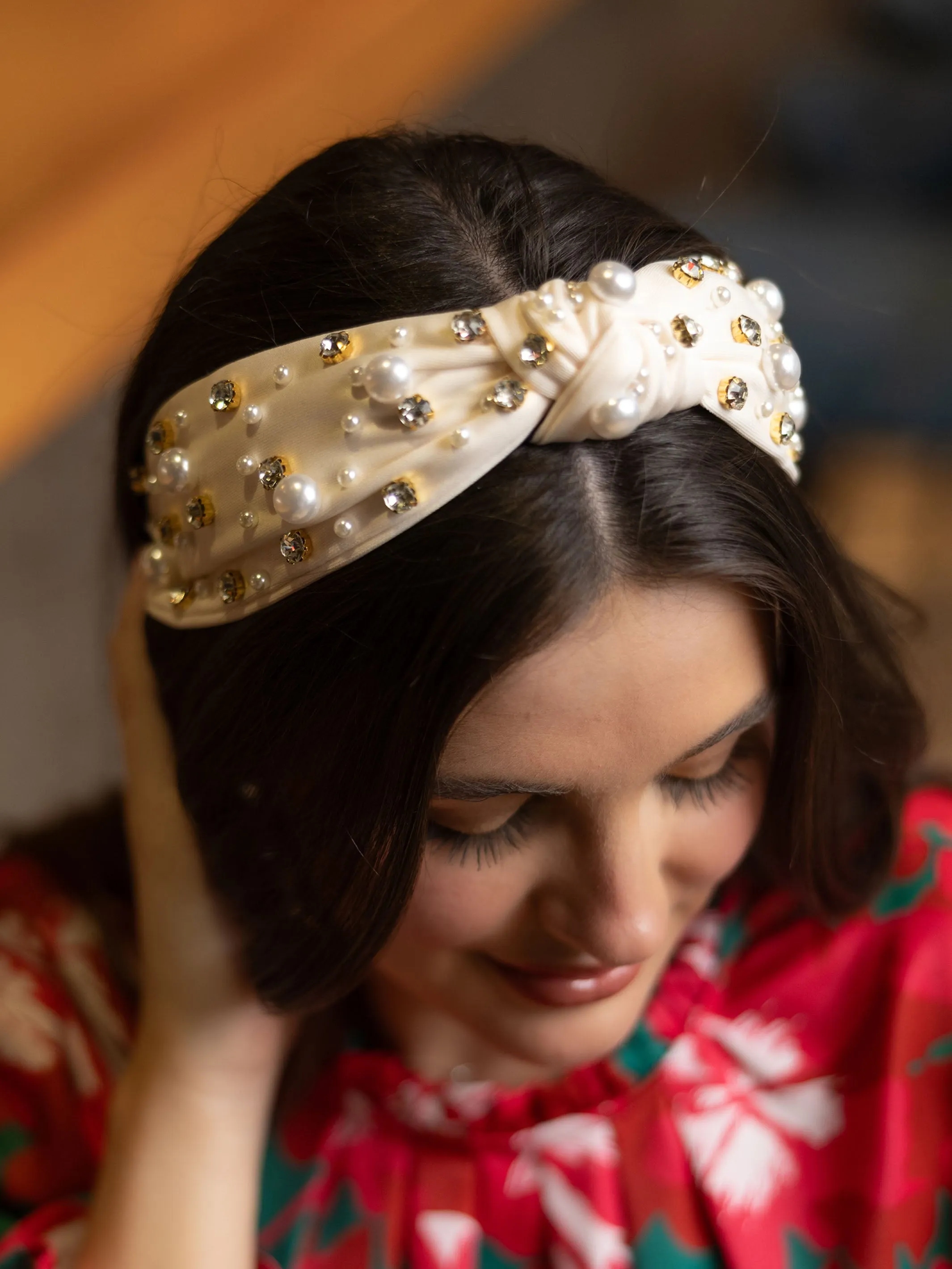 Charleigh Headband | Ivory sold by Michelle McDowell product image thumbnail 5