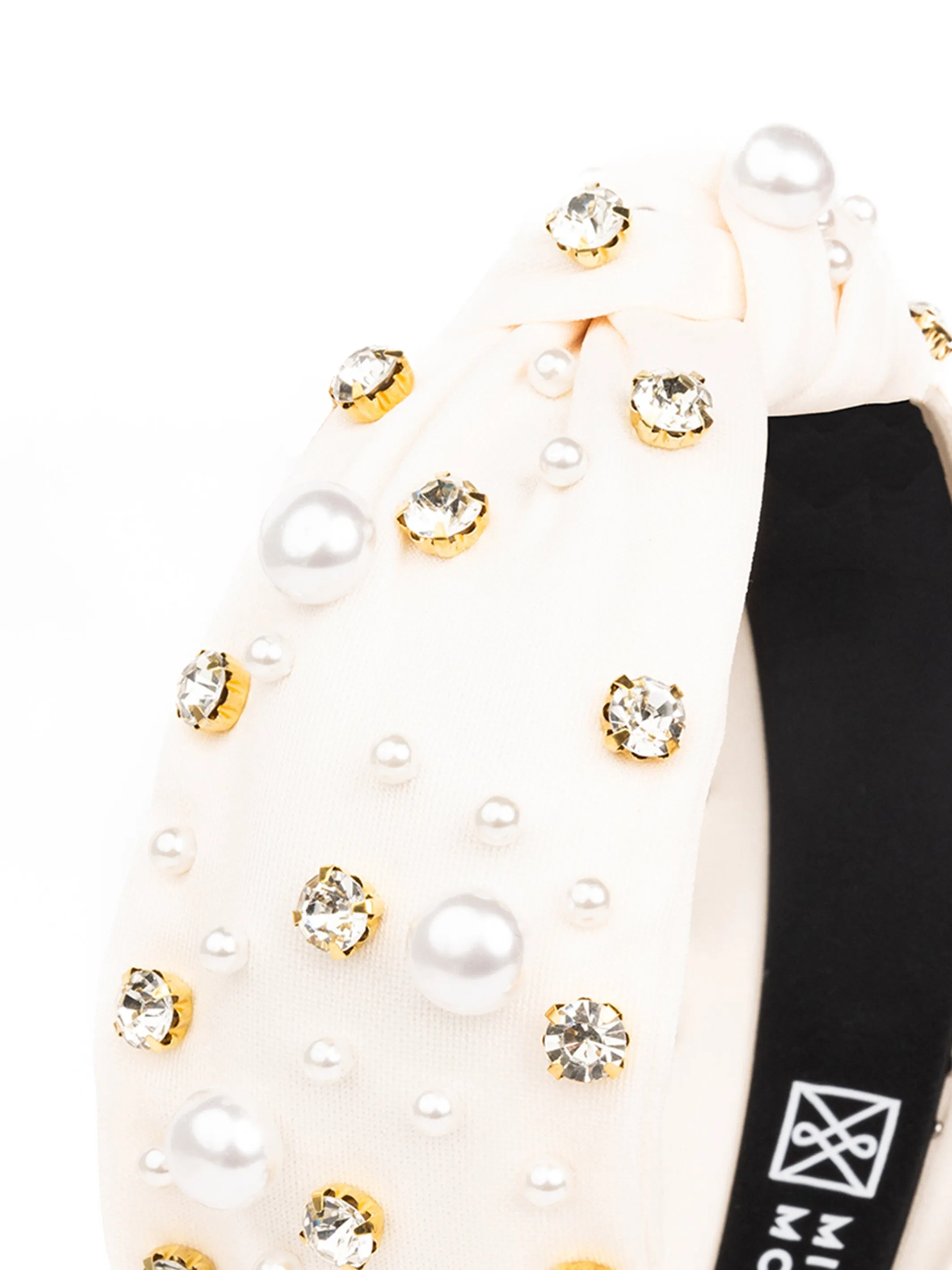 Charleigh Headband | Ivory sold by Michelle McDowell product image thumbnail 3