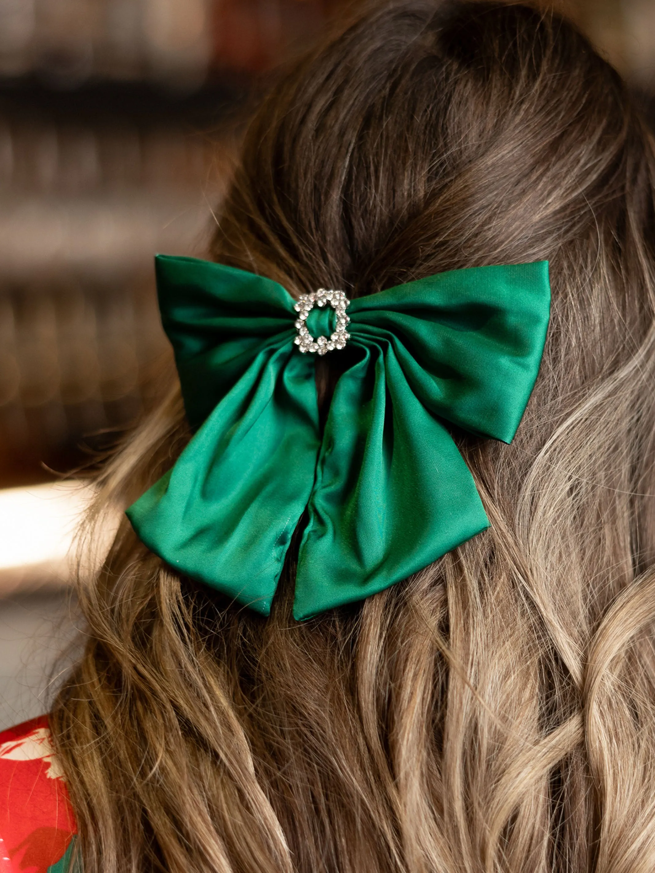 FINAL SALE - Emilie Hair Bow | Green sold by Michelle McDowell