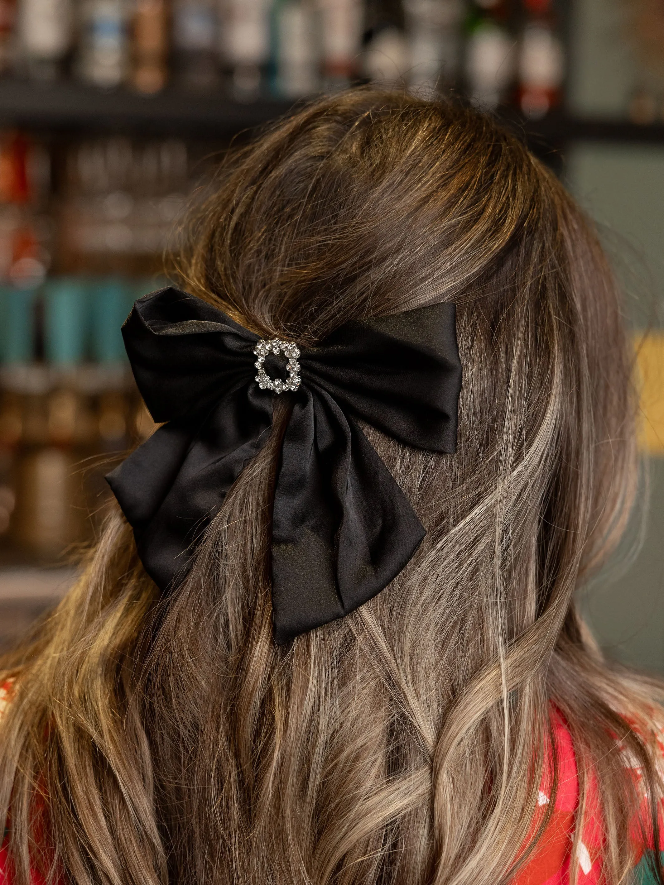FINAL SALE - Emilie Hair Bow | Black sold by Michelle McDowell