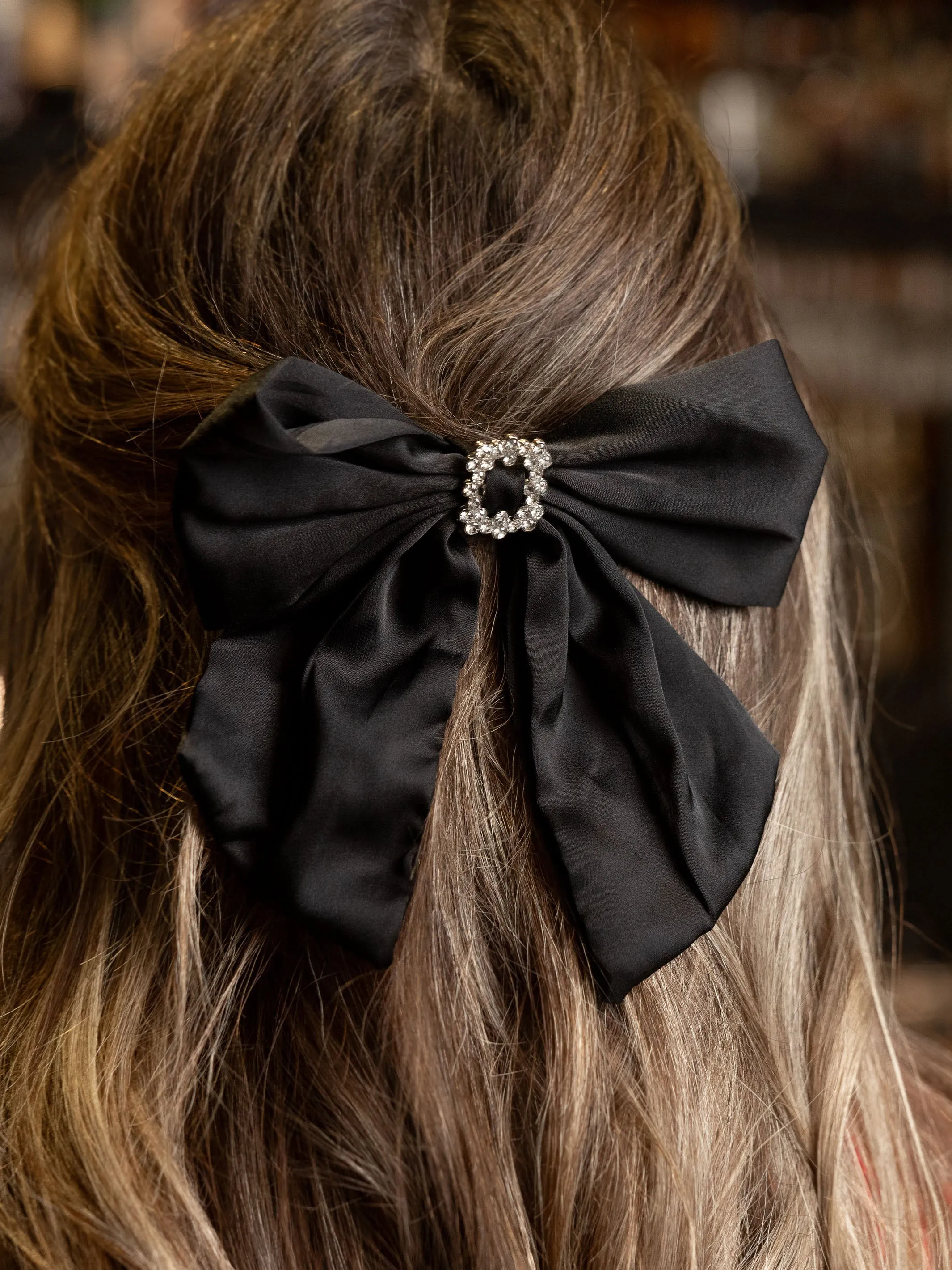 FINAL SALE - Emilie Hair Bow | Black sold by Michelle McDowell product image thumbnail 4
