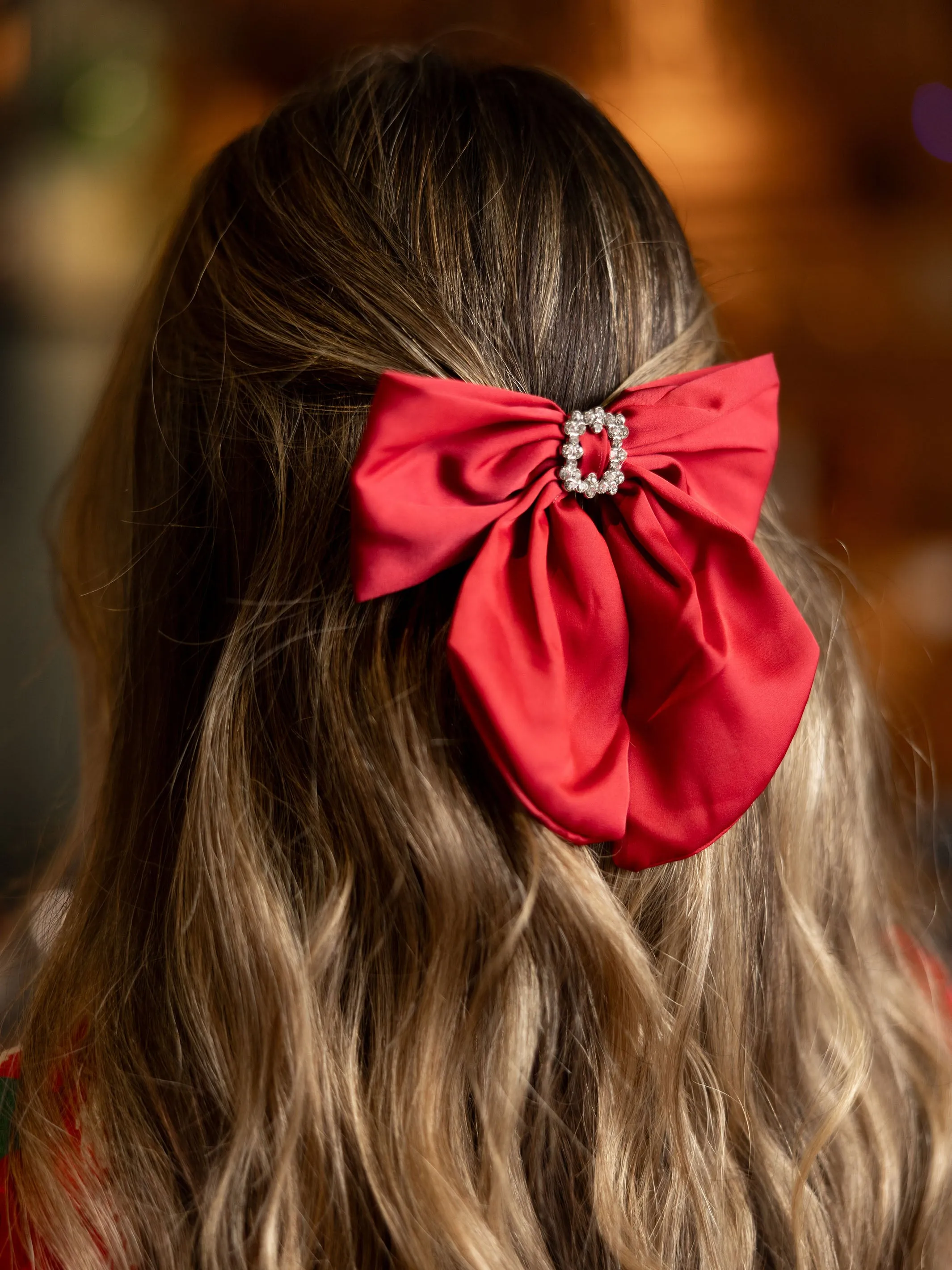 Emilie Hair Bow | Red sold by Michelle McDowell product image thumbnail 4