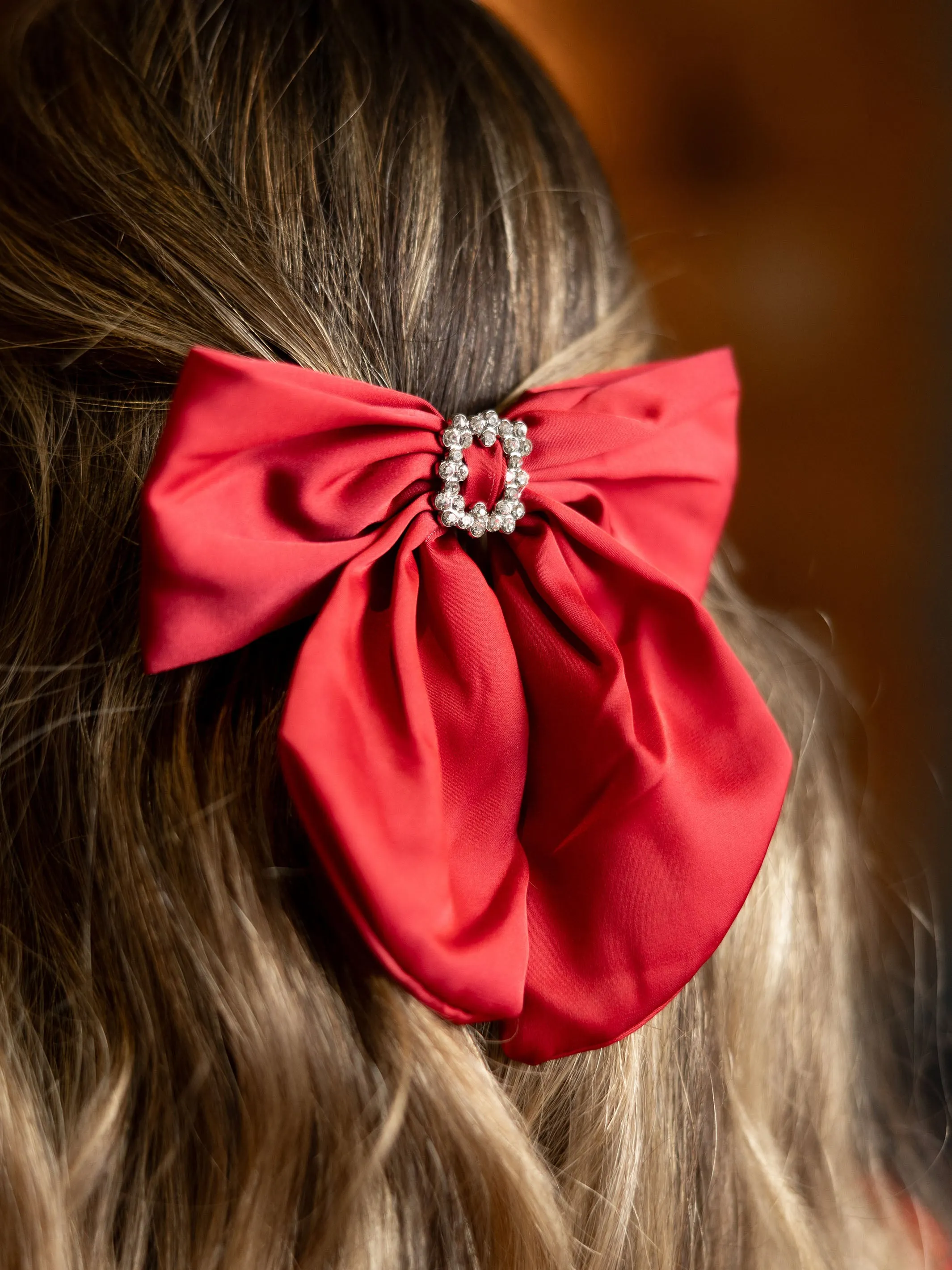 Emilie Hair Bow | Red sold by Michelle McDowell