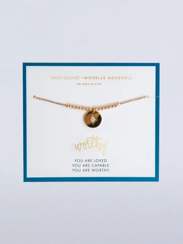 FINAL SALE - Worthy Inspirational Bracelet sold by Michelle McDowell