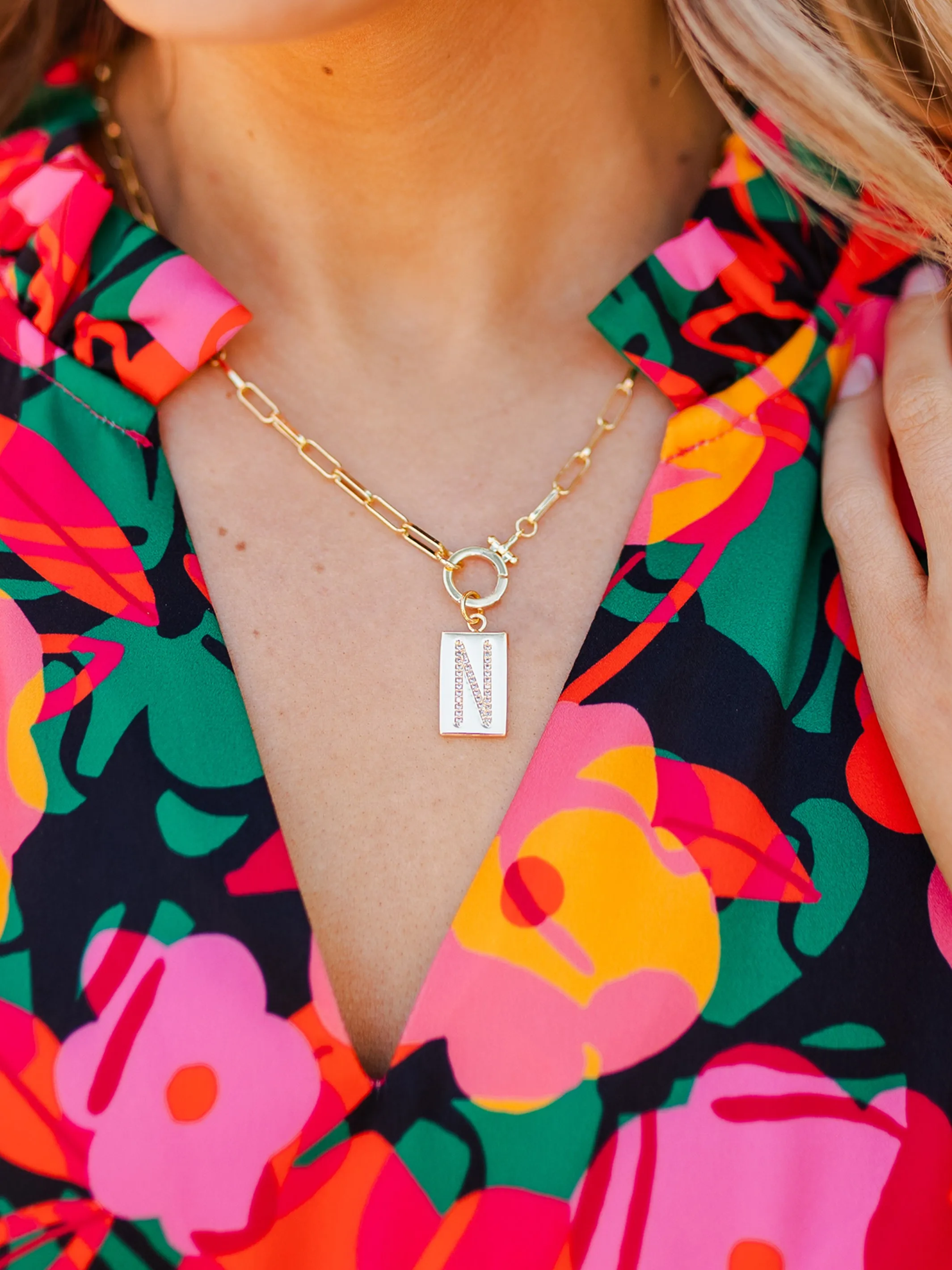 Thea Charm Necklace sold by Michelle McDowell