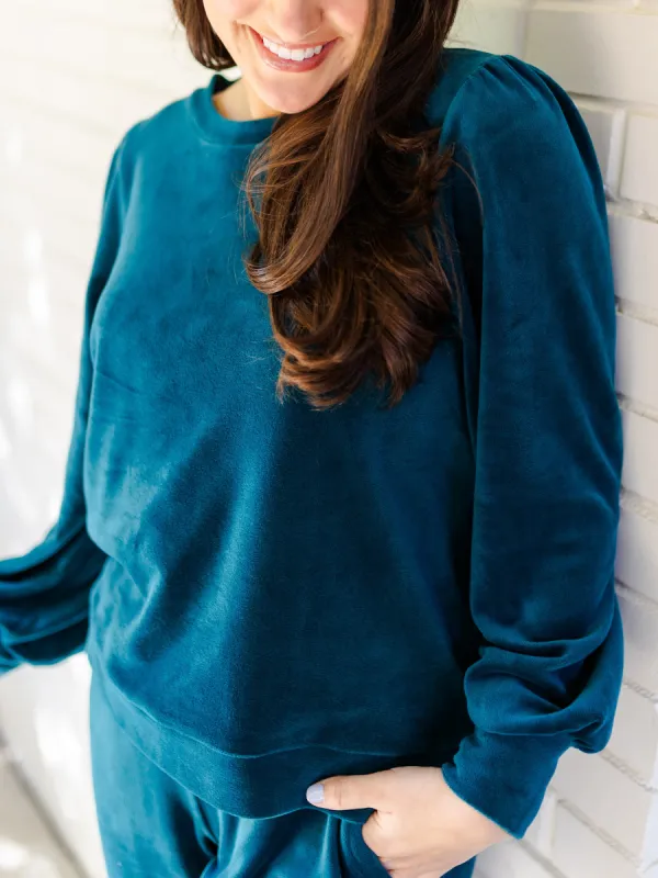 Chelsea Pullover | Marine sold by Michelle McDowell