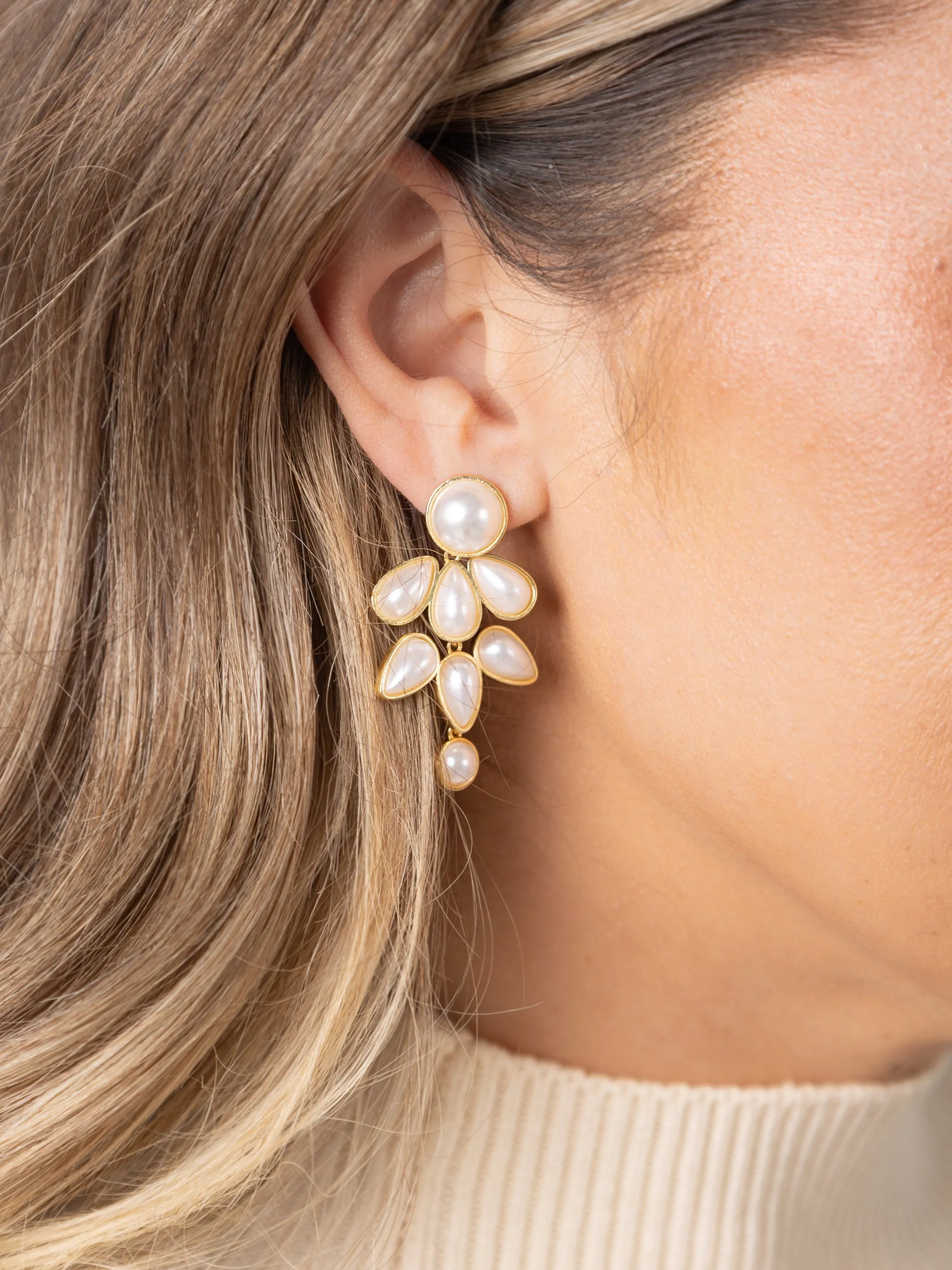 Wrenley Pearl Earrings sold by Michelle McDowell