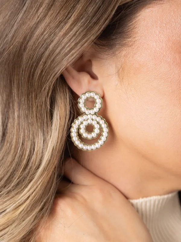 Tatum Pearl Earrings sold by Michelle McDowell