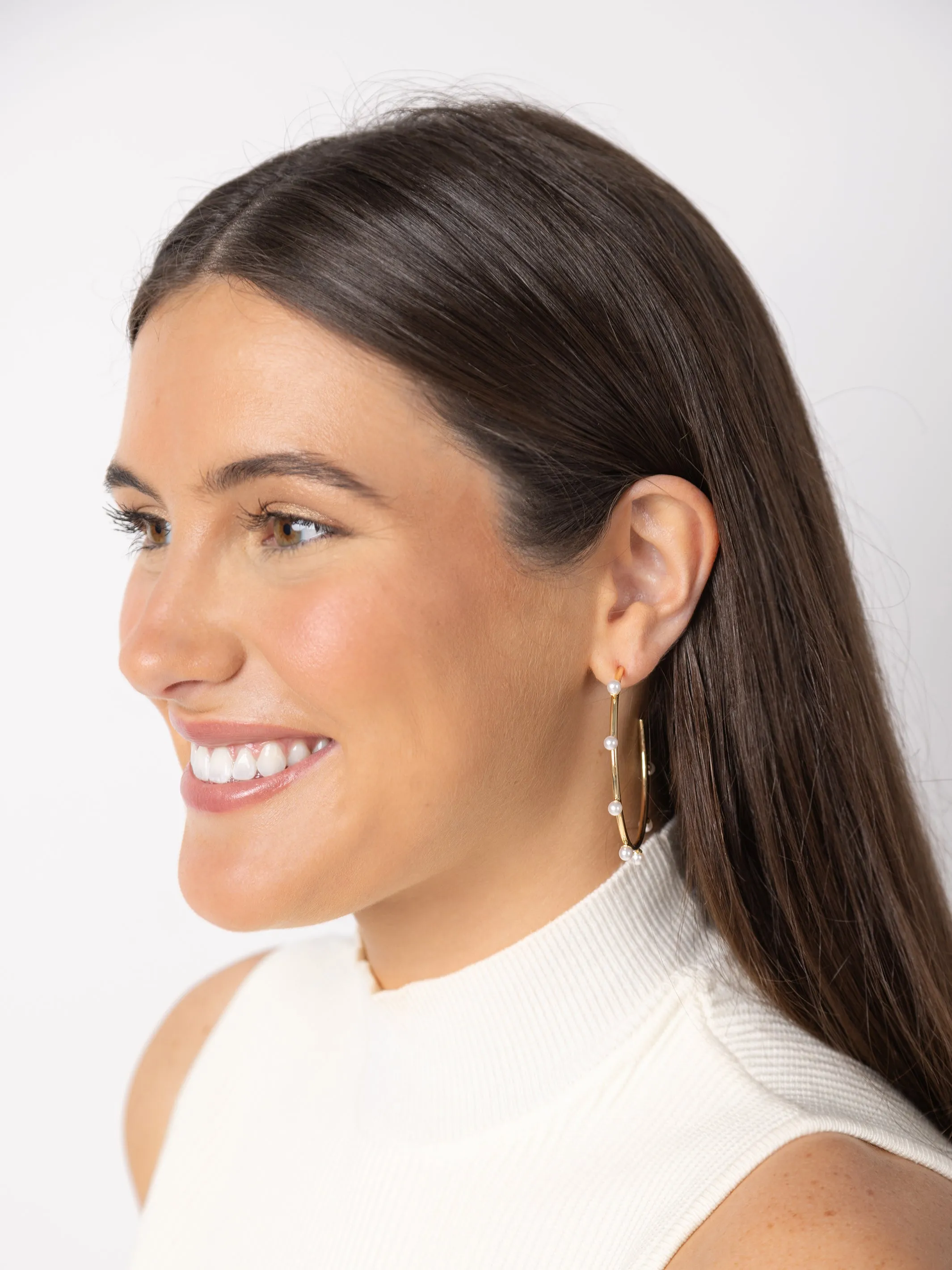 Harlow Hoop Earrings sold by Michelle McDowell