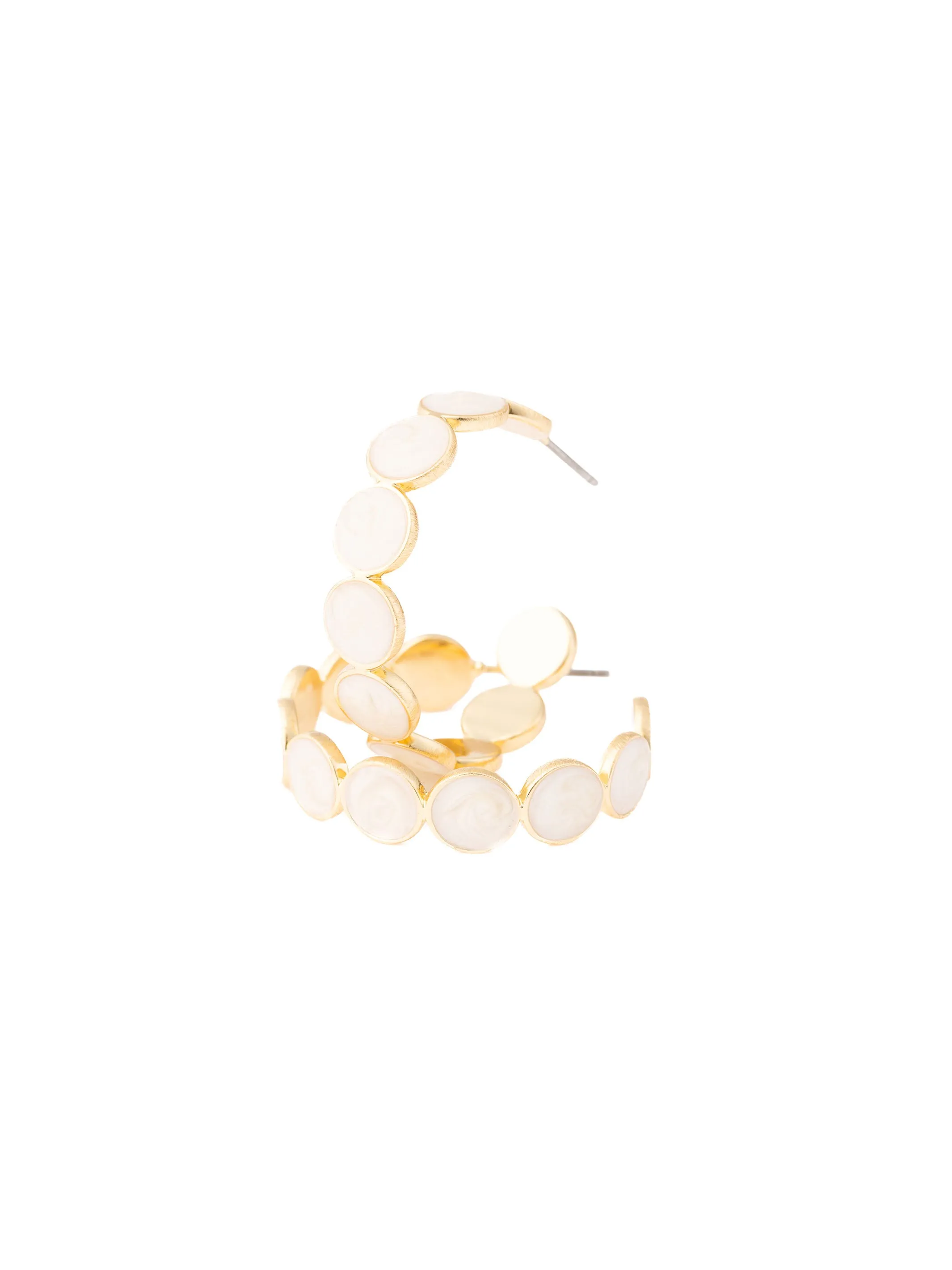 Mariana Pearl Hoop Earrings sold by Michelle McDowell product image thumbnail 2