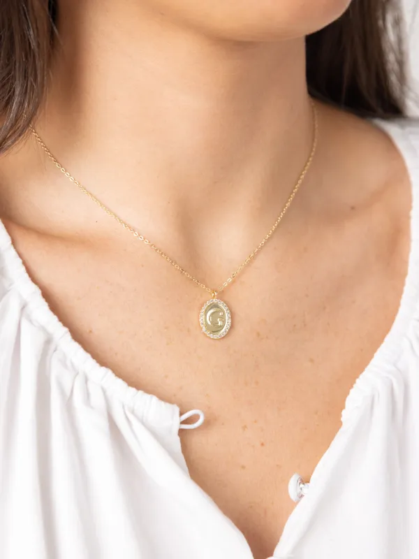 Samantha Luxe Initial Necklace sold by Michelle McDowell
