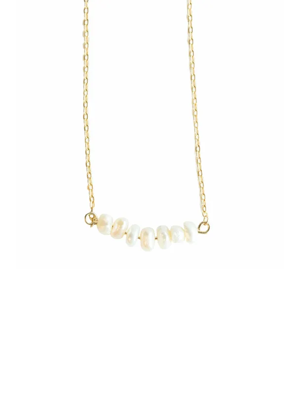 FINAL SALE - Suzie Pearl Necklace made by Michelle McDowell