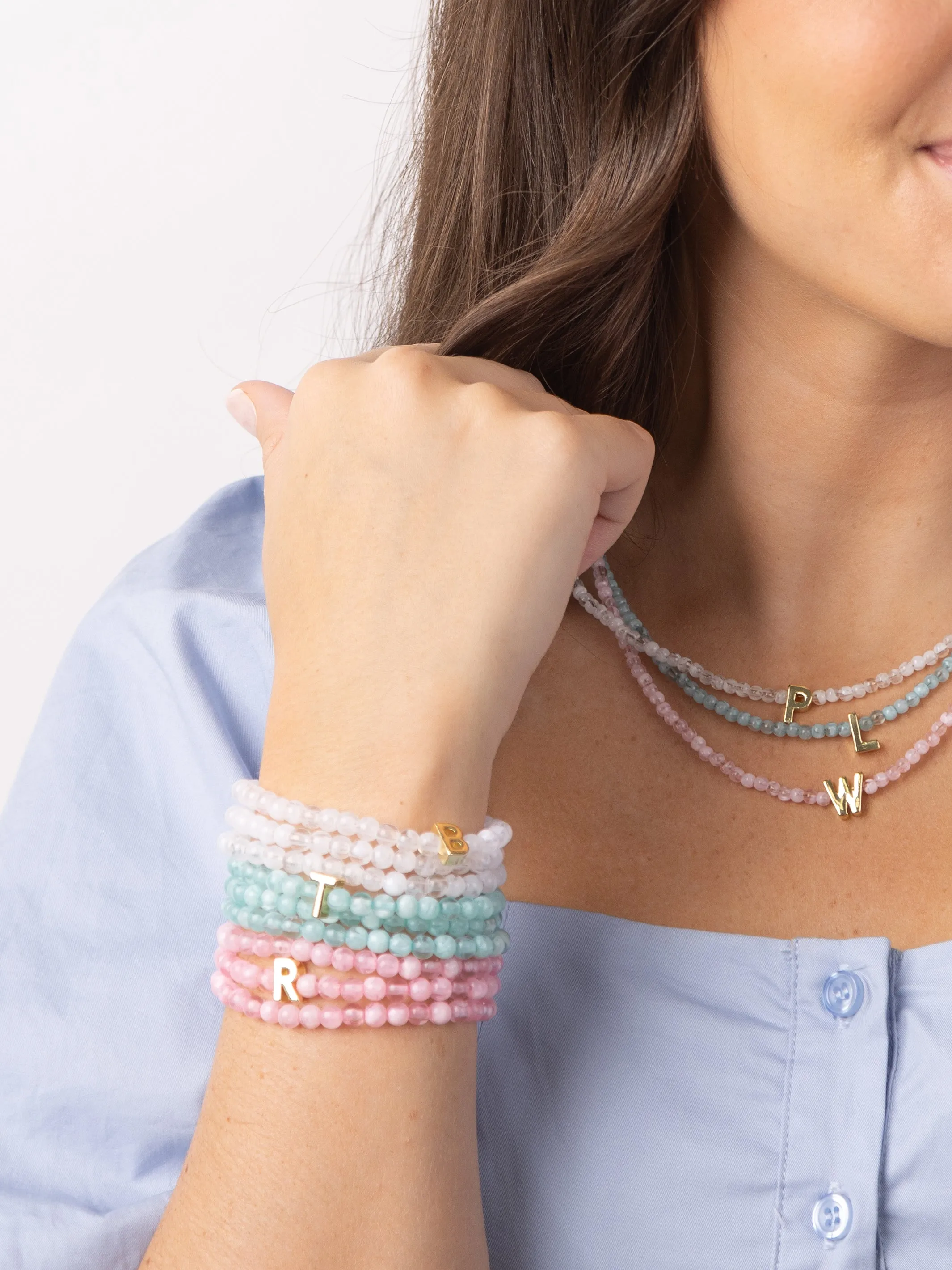 FINAL SALE - Paris Initial Bracelets sold by Michelle McDowell