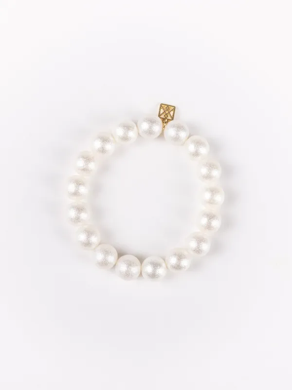 Classic Stack Bracelets | Cotton Pearl sold by Michelle McDowell