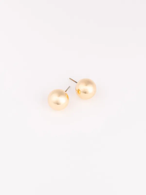 FINAL SALE - Grenada Earrings | Shiny Gold sold by Michelle McDowell