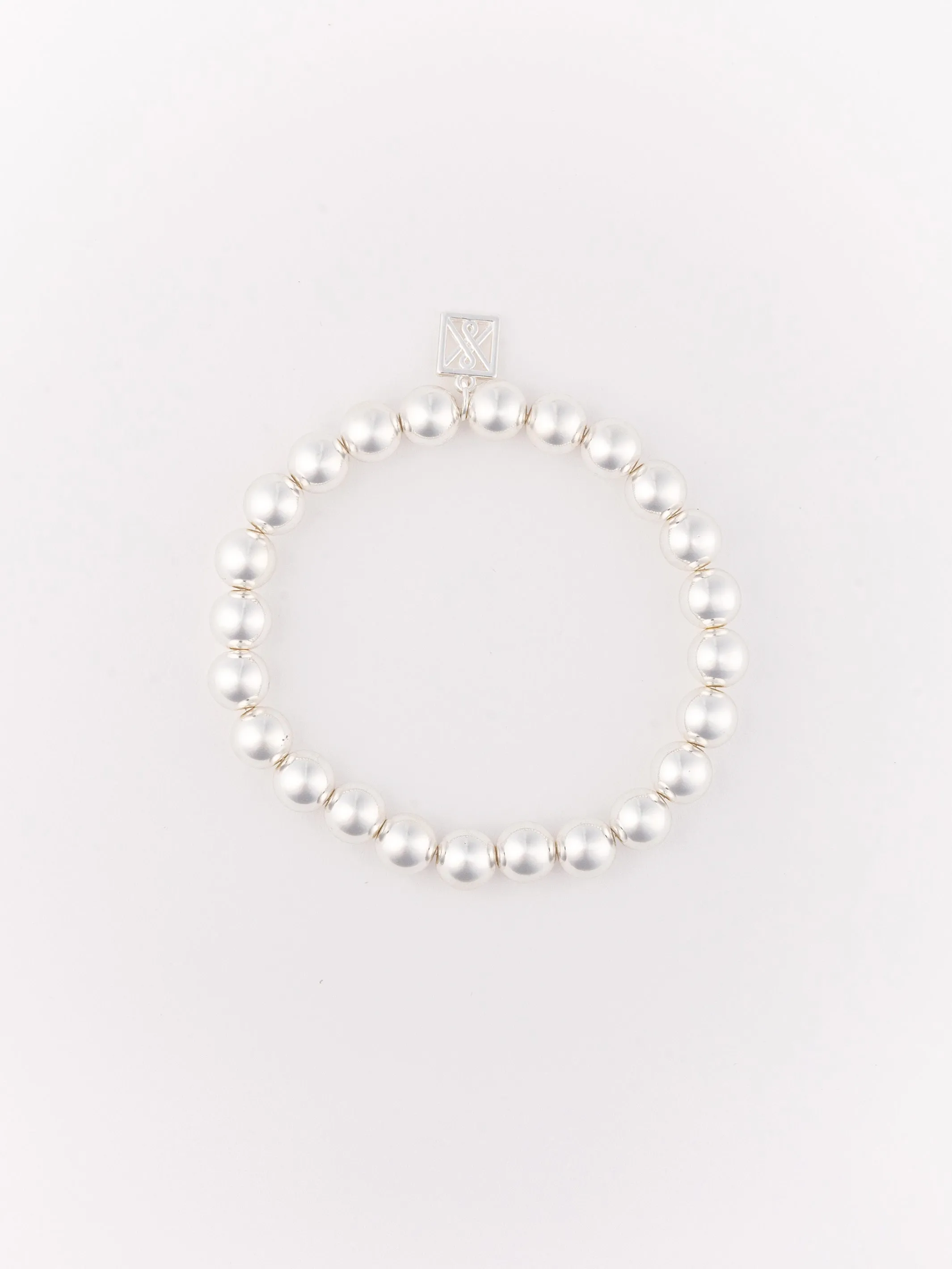 Classic Stack Bracelets | Shiny Silver sold by Michelle McDowell product image thumbnail 3