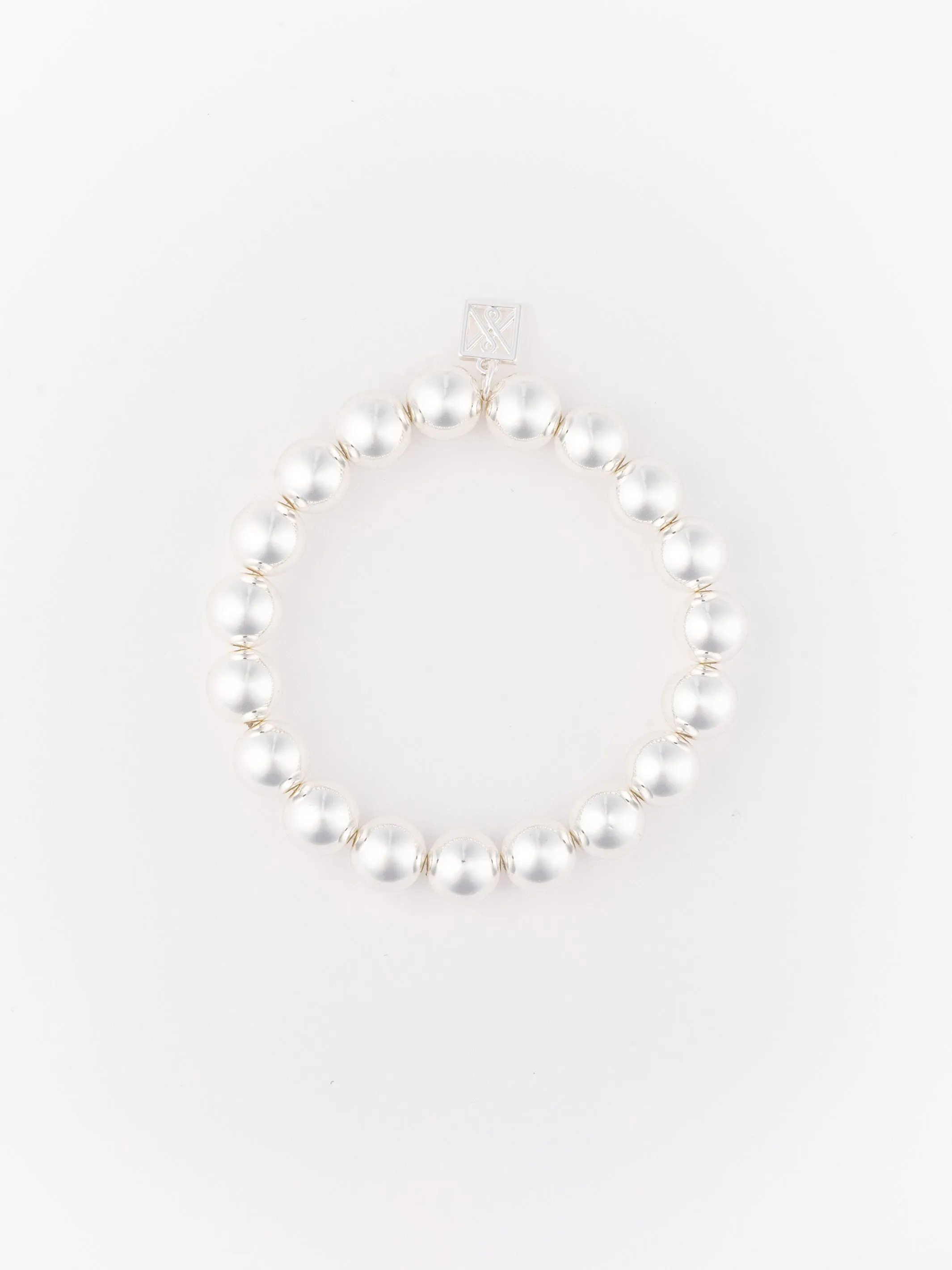 Classic Stack Bracelets | Shiny Silver sold by Michelle McDowell product image thumbnail 4