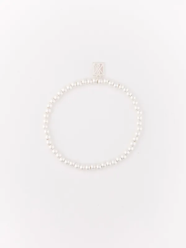 Classic Stack Bracelets | Brushed Silver sold by Michelle McDowell