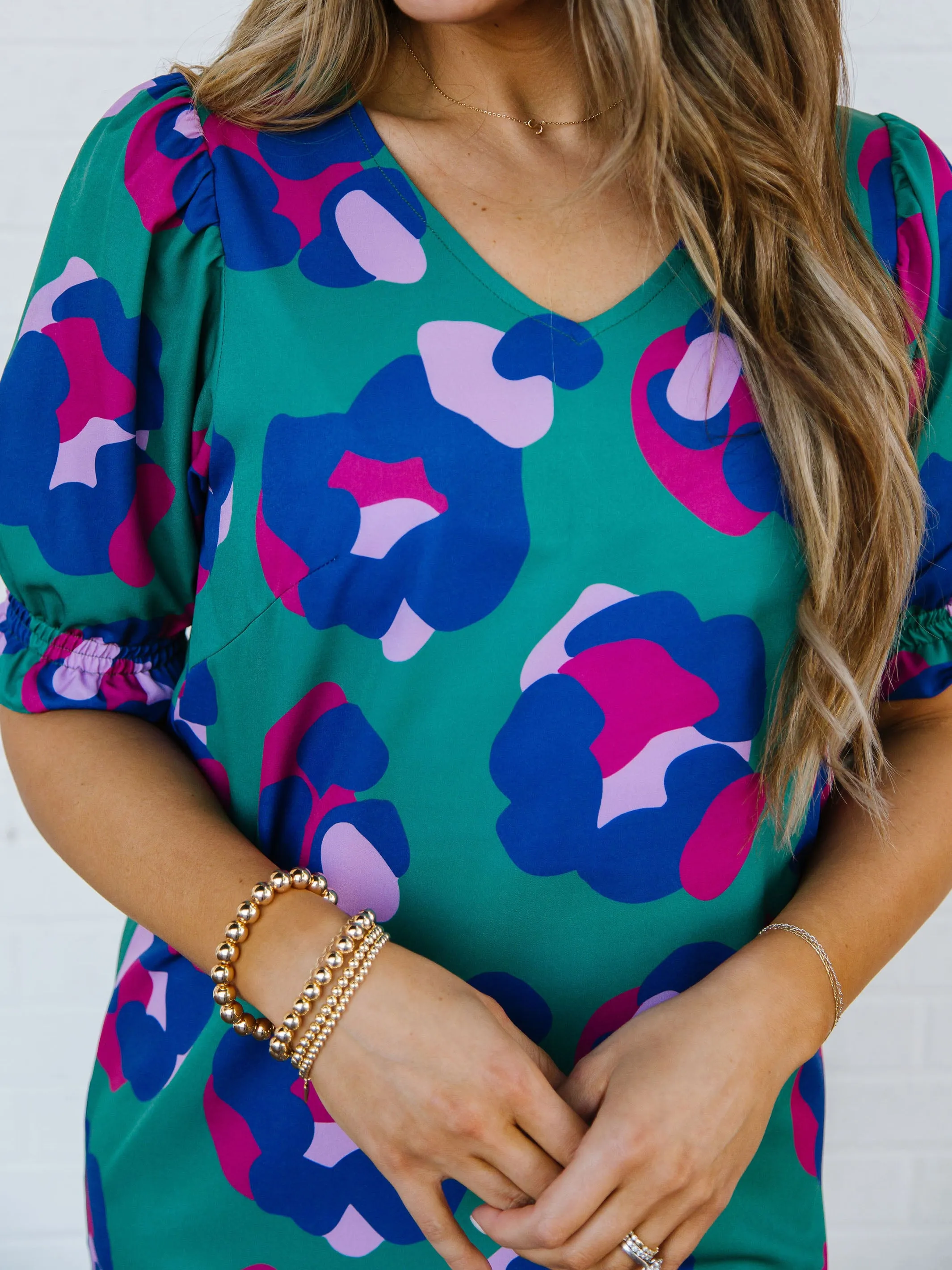 FINAL SALE - Lennox Dress | Spot On Blue sold by Michelle McDowell product image thumbnail 4