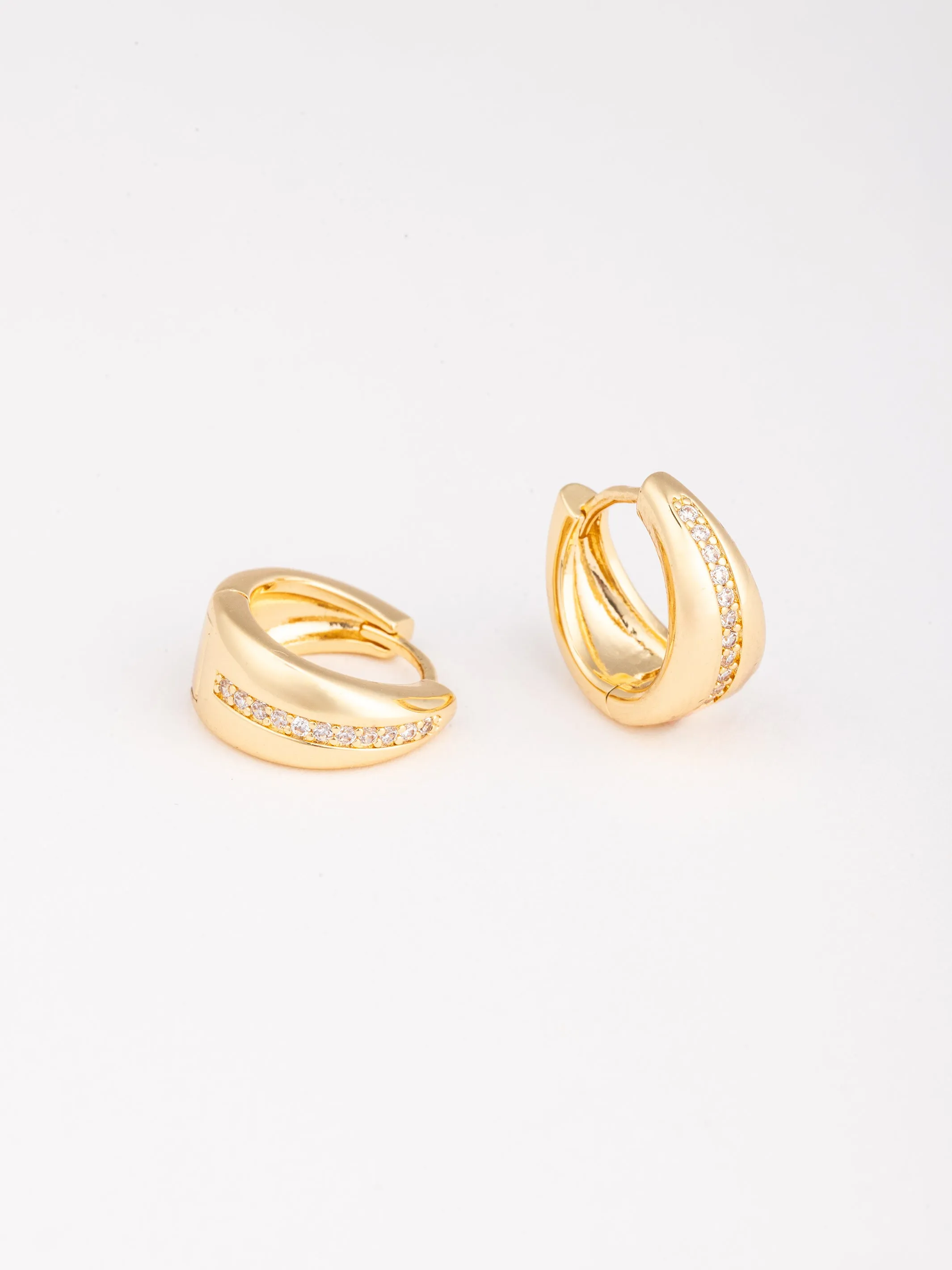 Reagan Huggie Earrings sold by Michelle McDowell