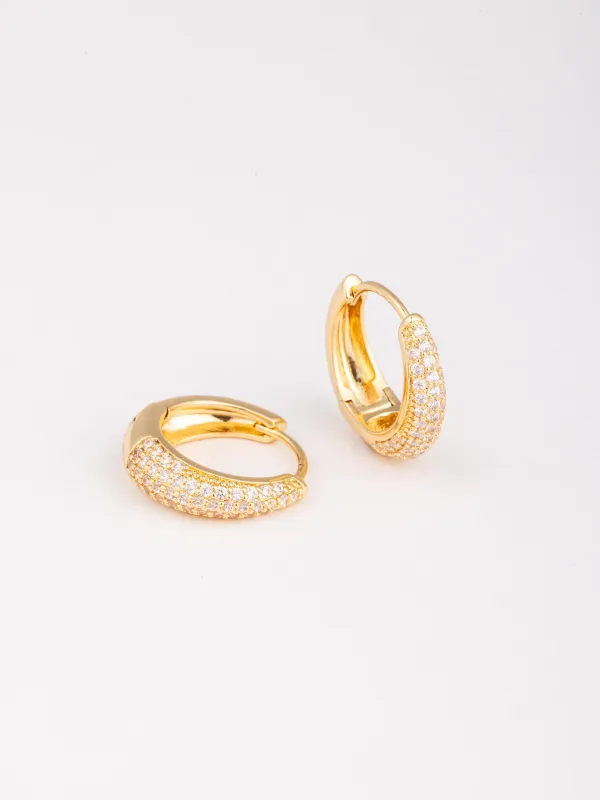 Sienna Huggie Earrings sold by Michelle McDowell