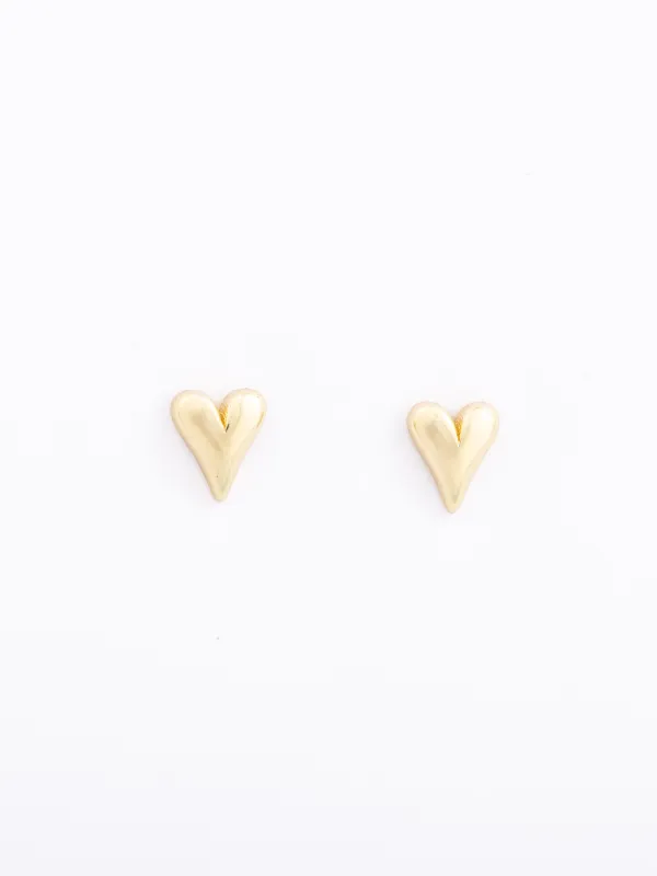 Angie Heart Stud Earrings sold by Michelle McDowell