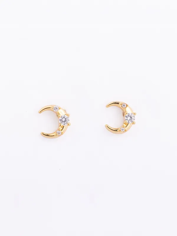 Merritt Crescent Stud Earrings sold by Michelle McDowell