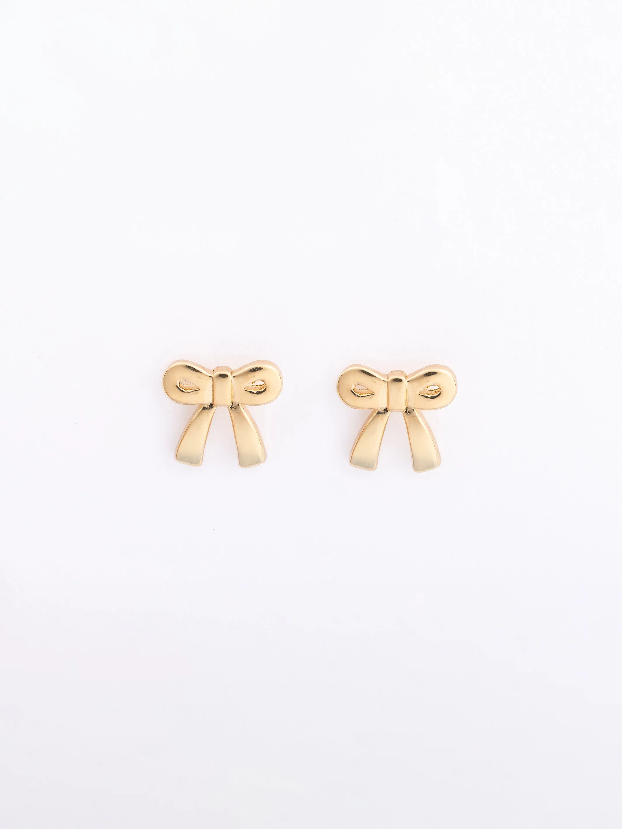 Bow Stud Earrings | Gold sold by Michelle McDowell