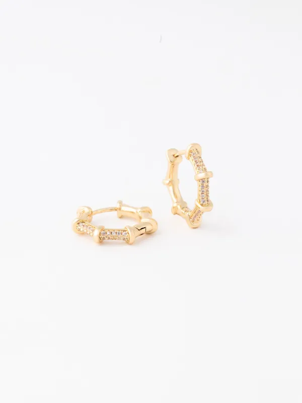 Zoe Huggie Earrings sold by Michelle McDowell