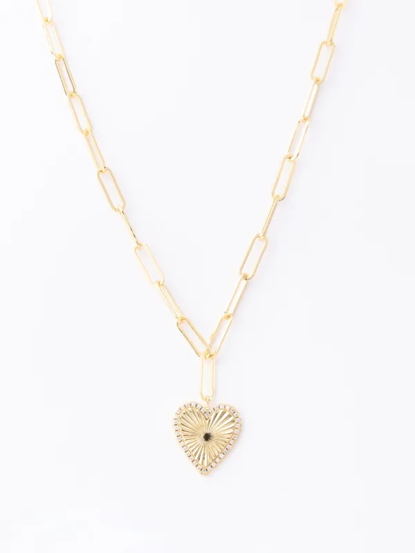 Hadley Heart Necklace sold by Michelle McDowell