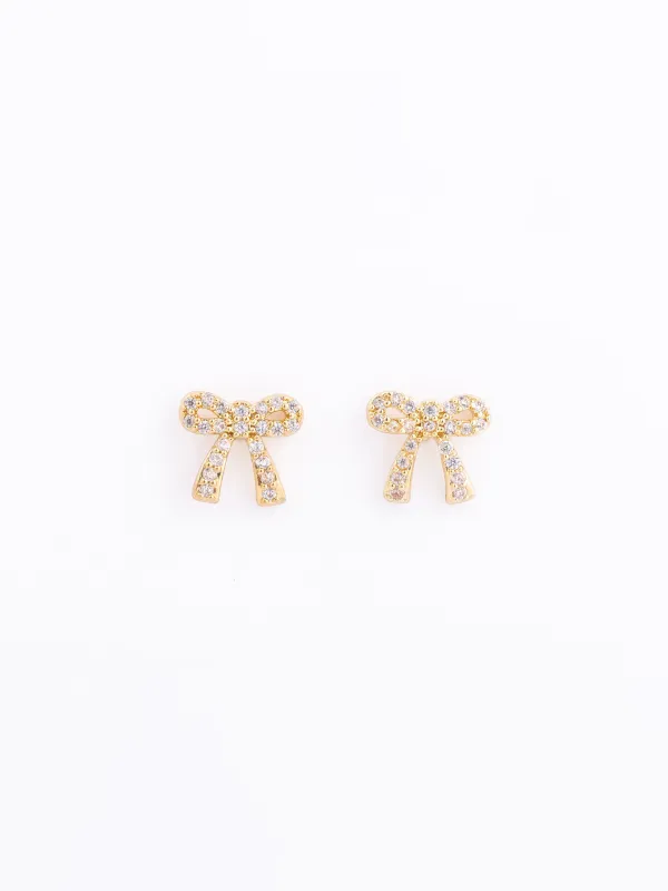 Bow Studs Earrings | Clear sold by Michelle McDowell
