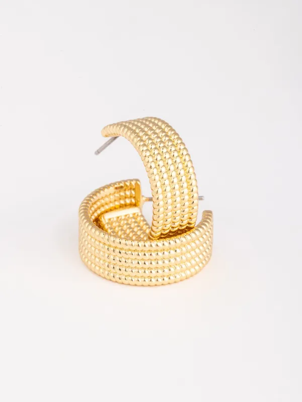 Daisy Hoop Earrings sold by Michelle McDowell