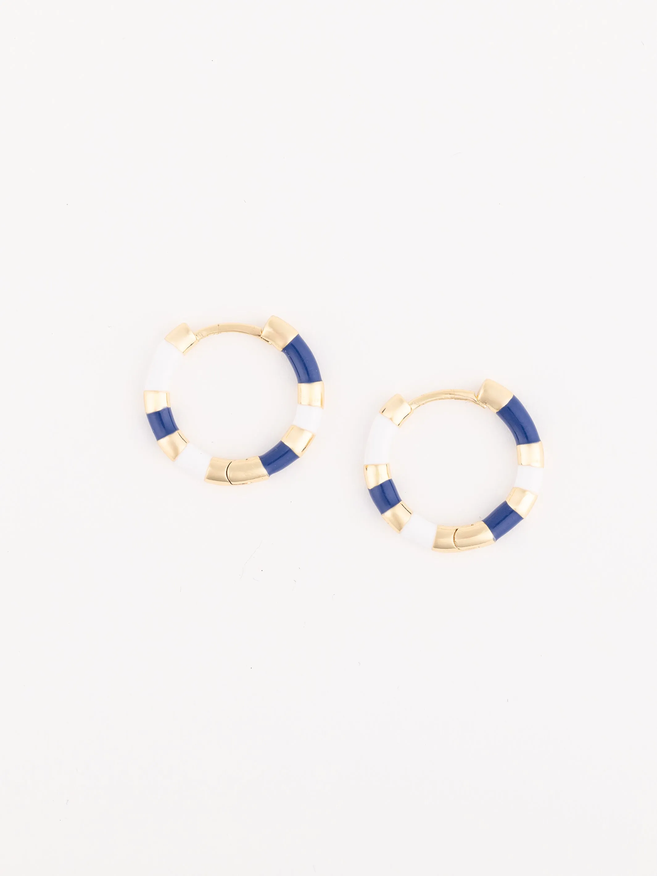 Reya Earrings | Navy + White sold by Michelle McDowell