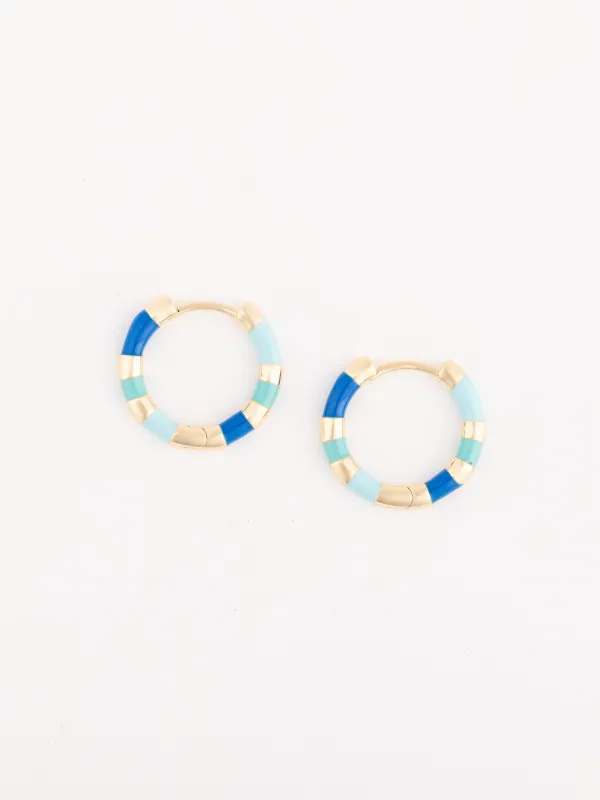 Reya Earrings | Blue sold by Michelle McDowell
