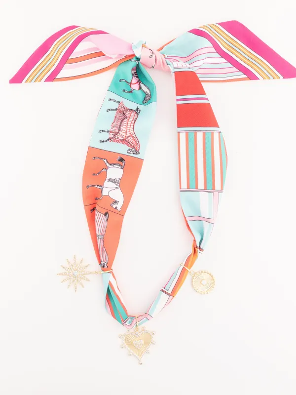 Nadia Scarf Necklace made by Michelle McDowell