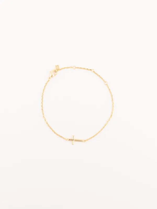 Adeline Cross Bracelet sold by Michelle McDowell
